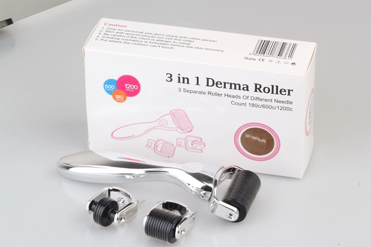 OEM/ODM индивидуальный бренд 3 в 1 Drs Derma Roller для антивозрастного титана из нержавеющей стали 1