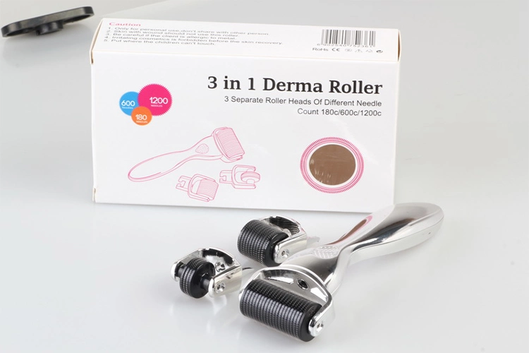 OEM/ODM индивидуальный бренд 3 в 1 Drs Derma Roller для антивозрастного титана из нержавеющей стали 3