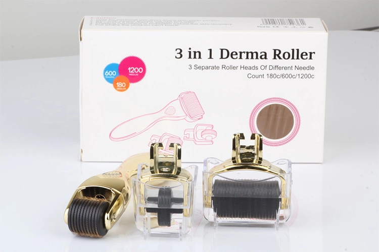 OEM/ODM индивидуальный бренд 3 в 1 Drs Derma Roller для антивозрастного титана из нержавеющей стали 2